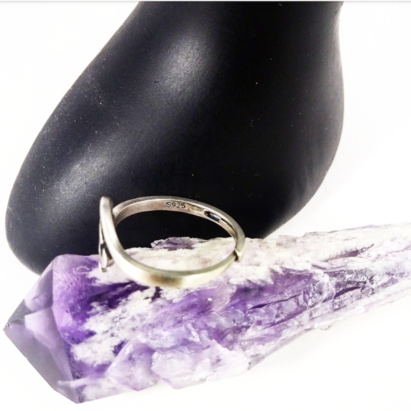 Ohm Boho Stainless Steel Ring - Picture 2 of 4